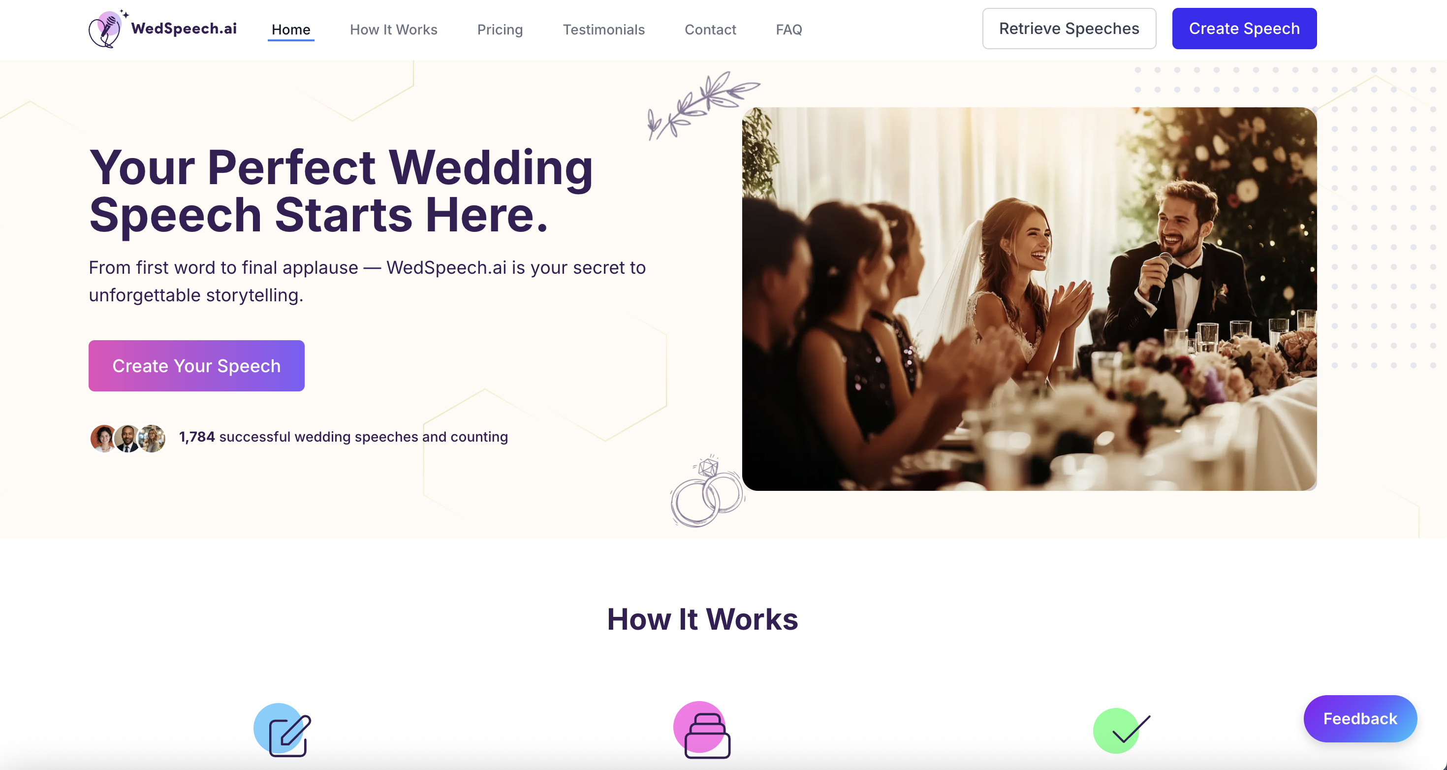 WedSpeech.AI screenshot